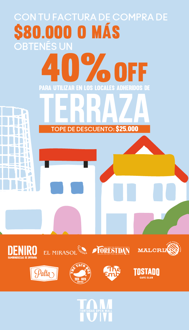 Compras en terraza